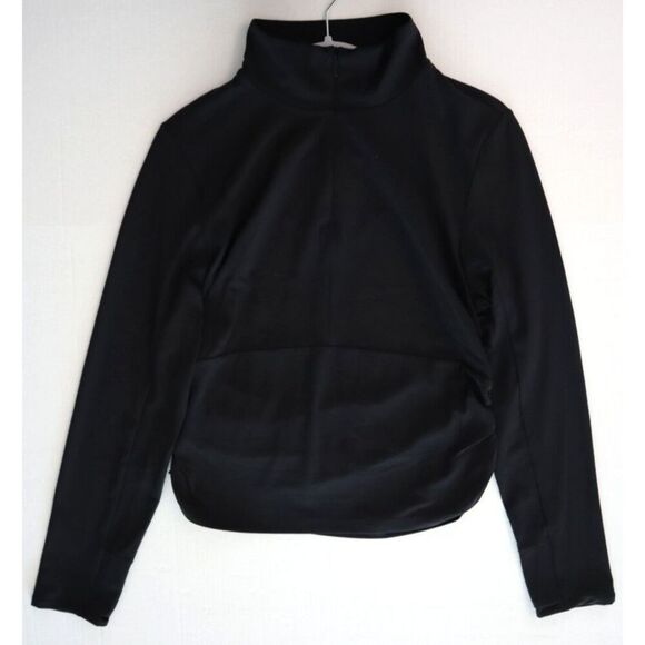 Athleta 88373-00 Women's Sz XL Black Transcend Half Zip Long Sleeve Top - Picture 12 of 13
